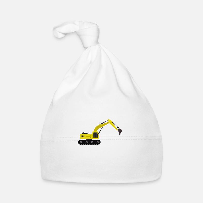 excavator Organic Baby Cap