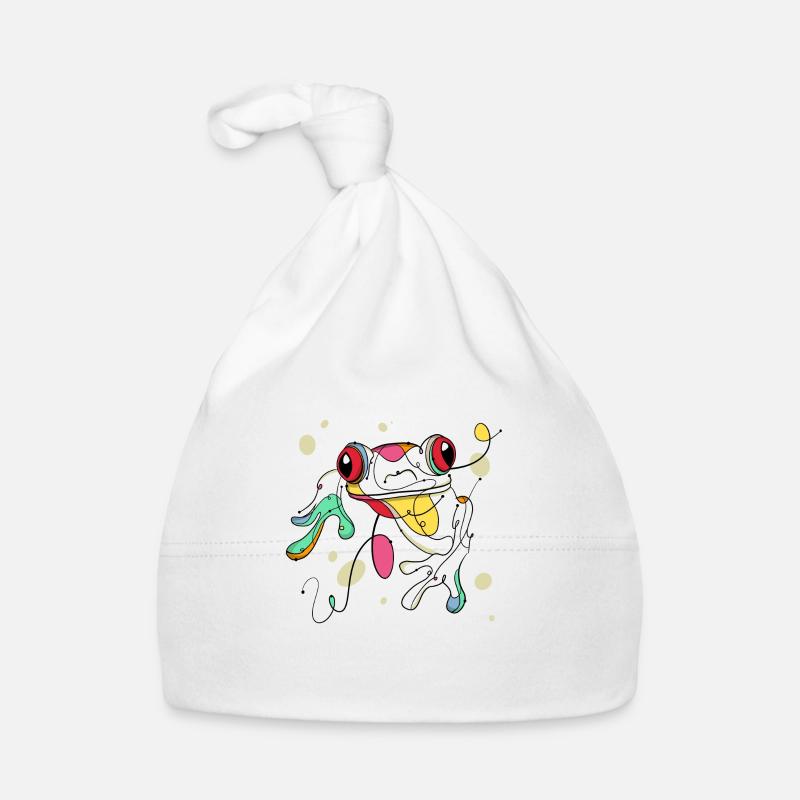 Frosch Baby Bio-Mütze
