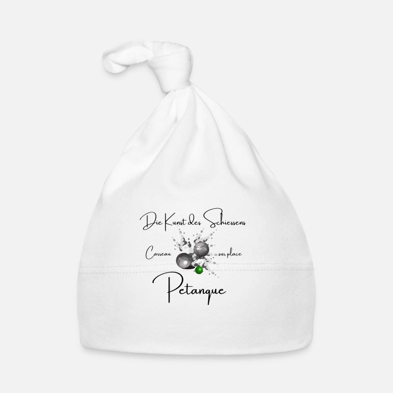Boule die kunst des schiessens hell Baby Bio-Mütze