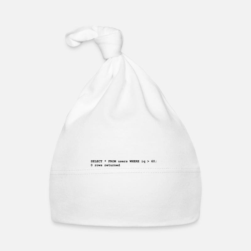 Users iq rows Programming Geschenk Informatik Baby Bio-Mütze