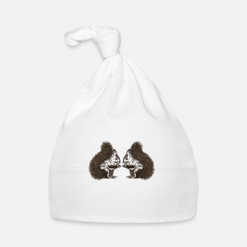 Écureuils, écureuils Bonnet bio Bébé