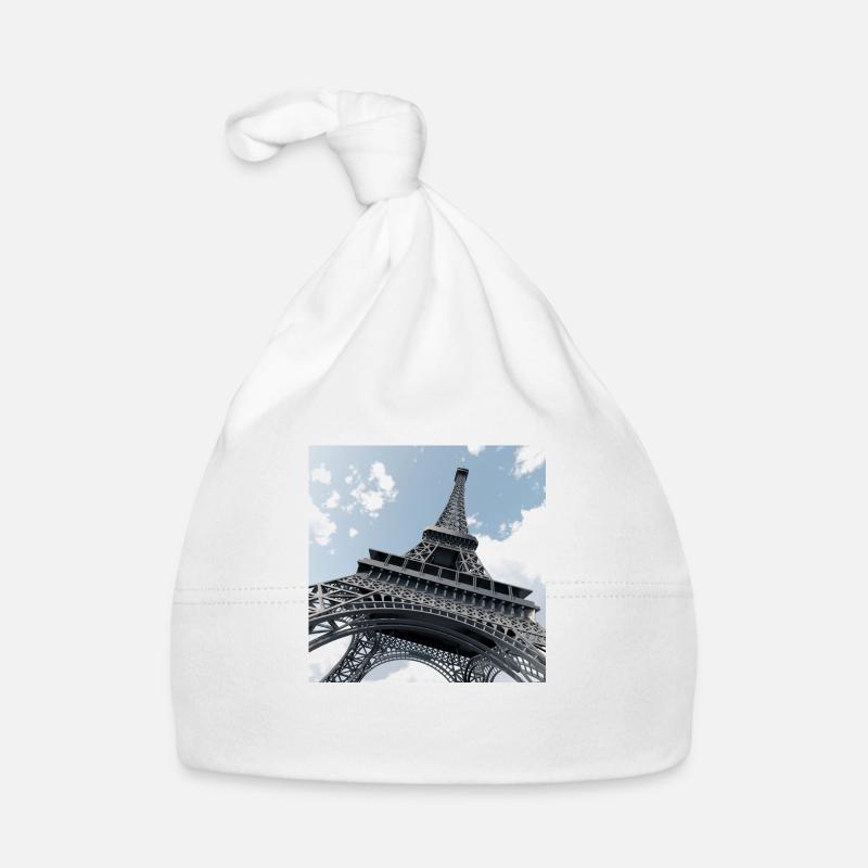 Der Eiffelturm in Paris Baby Bio-Mütze