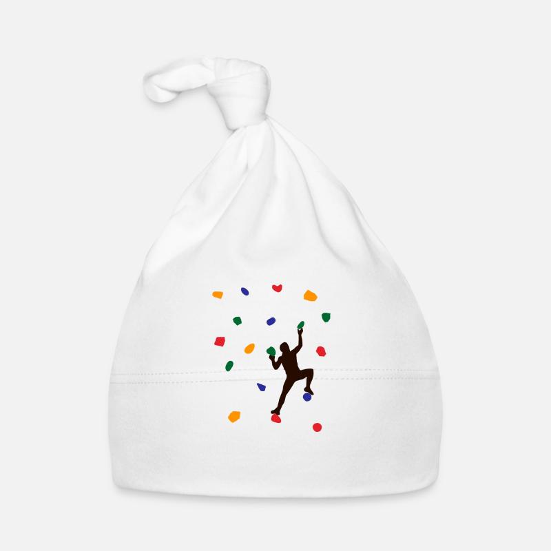 Klettern Geschenk Spruch Berg Baby Bio-Mütze