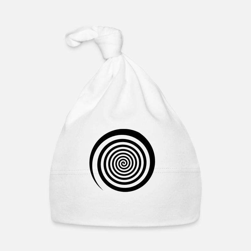 Spirale - Immobile en blanc Bonnet bio Bébé