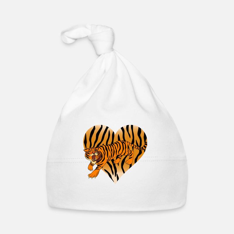 bengal tiger Organic Baby Cap