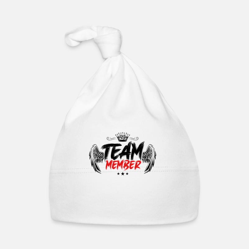 team member member crown Organic Baby Cap