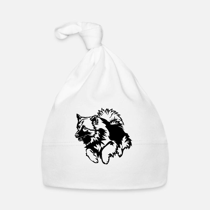 Wolfsspitz Baby Bio-Mütze