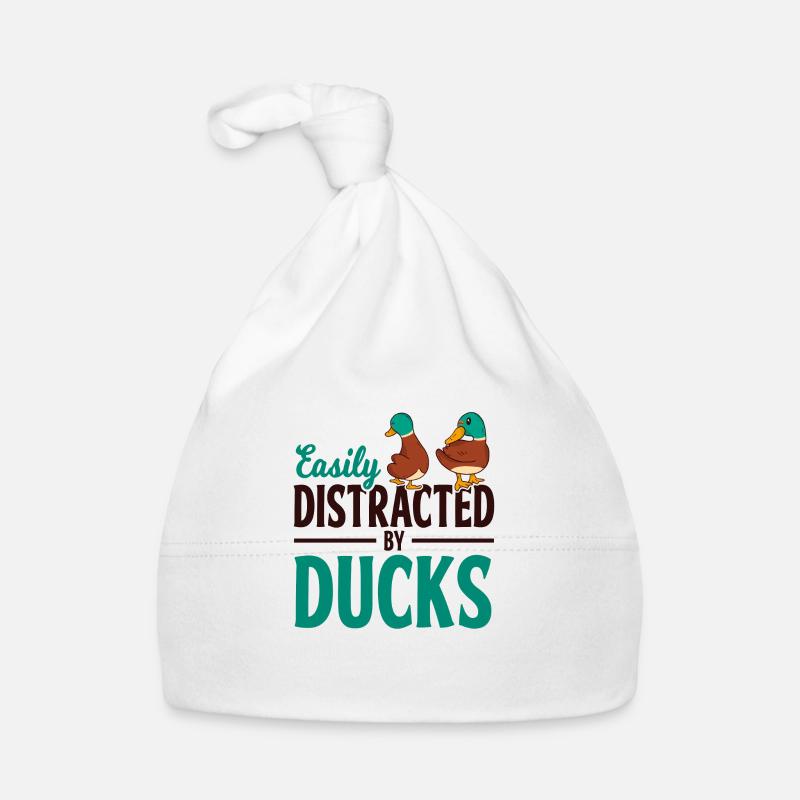 Ente Entchen Geschenk Baby Bio-Mütze