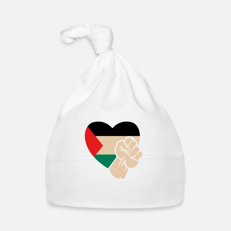 Lutte pour la Palestine Bonnet bio Bébé