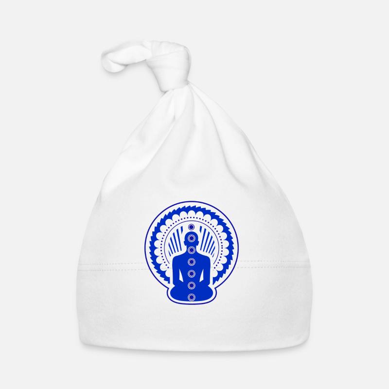 7 chakras - inspiration bleue Bonnet bio Bébé