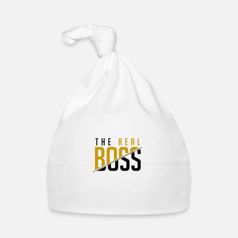 LE VRAI PATRON - Bonnet bio Bébé - blanc