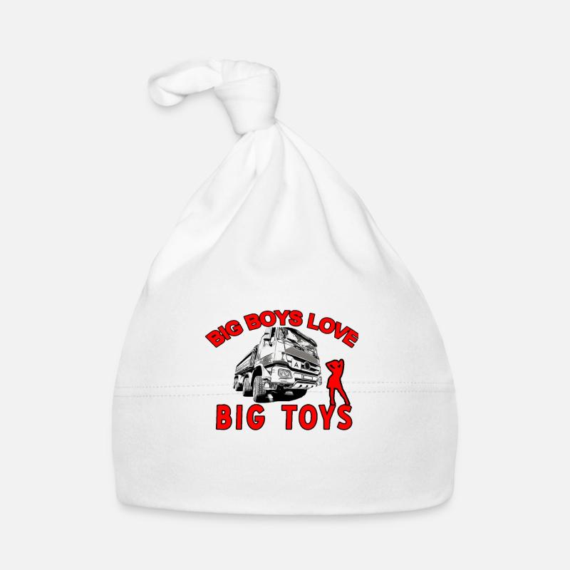 Trucks Organic Baby Cap
