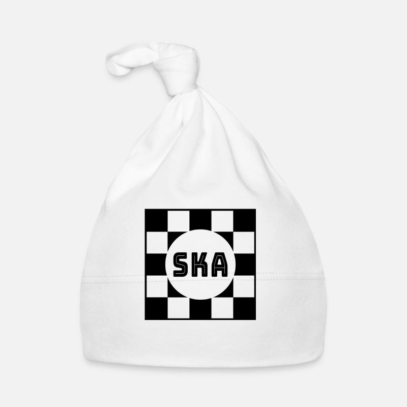 SKA - Baby Bio-Mütze - Weiß