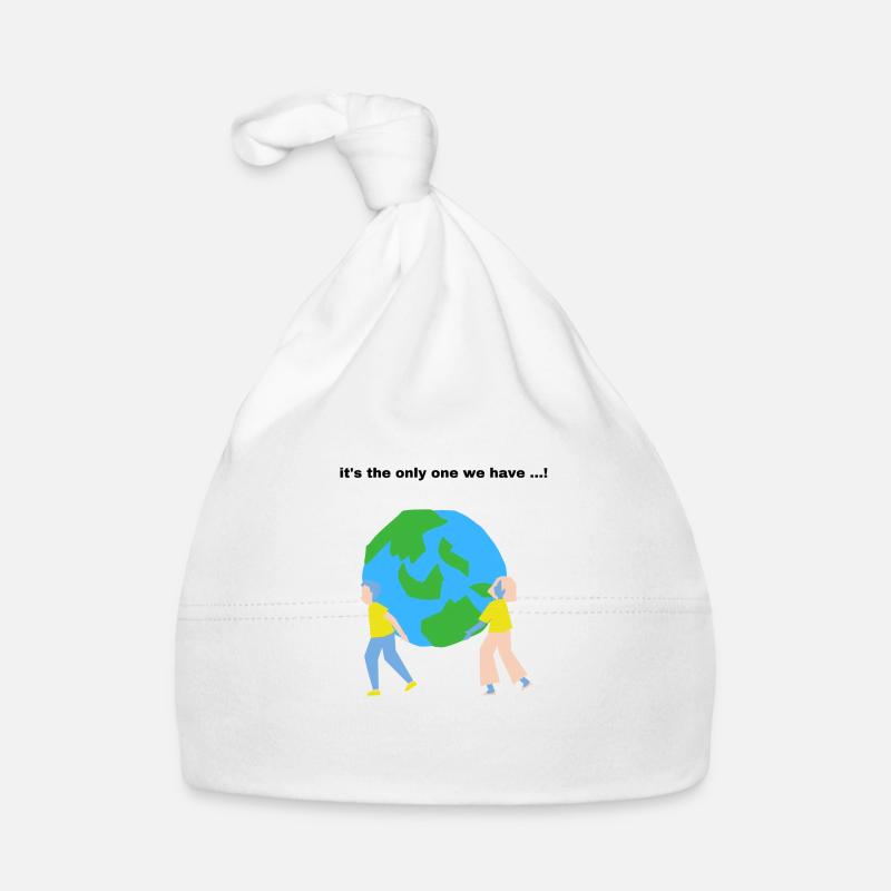 C’est la unique que nous avons - Bonnet bio Bébé - blanc