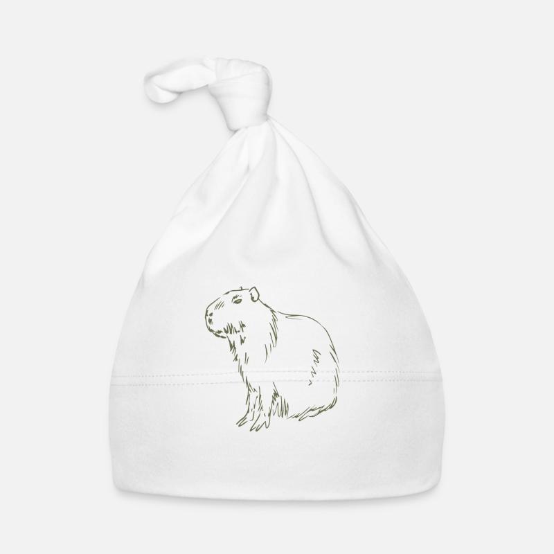 Capybara Bonnet bio Bébé