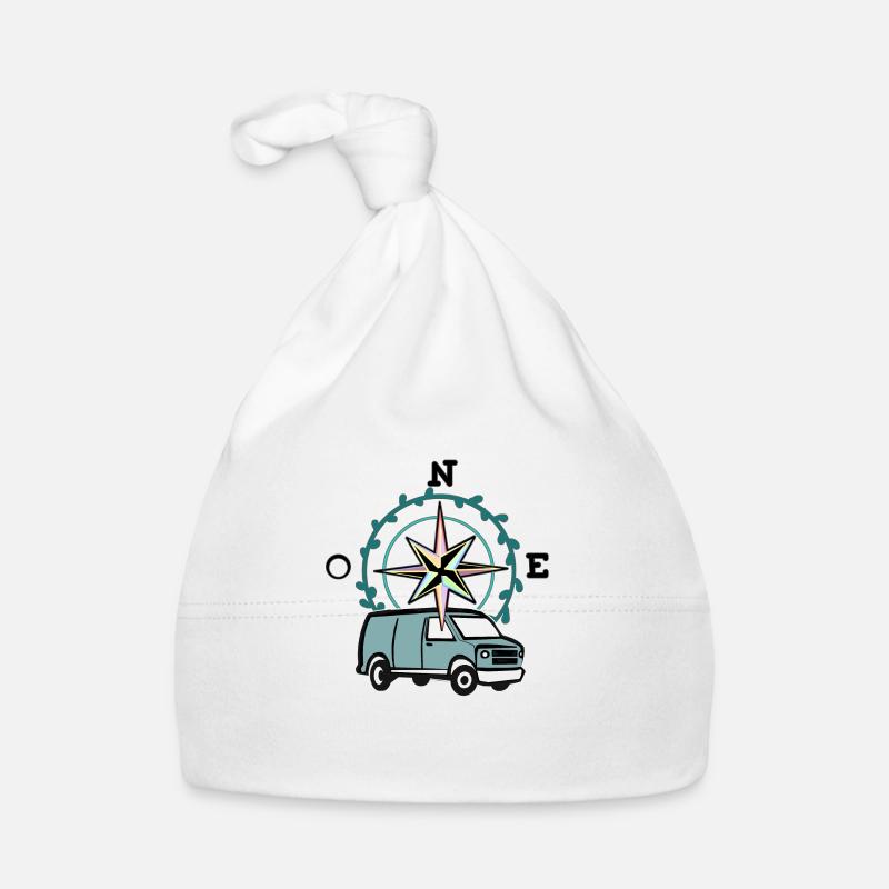 VAN LIFE VANLIFER NOMADS - Bonnet bio Bébé - blanc