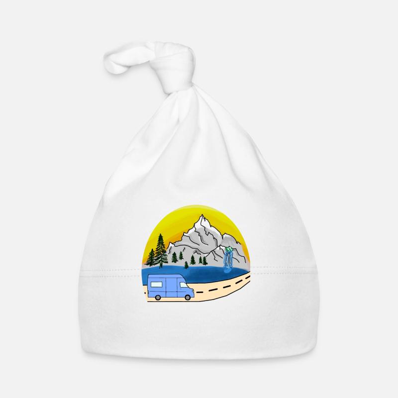 VAN LIFE VANLIFER NOMADS - Bonnet bio Bébé - blanc