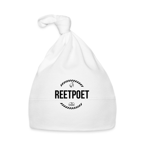 ReetPoet | Logo Schwarz - Baby Bio-Mütze