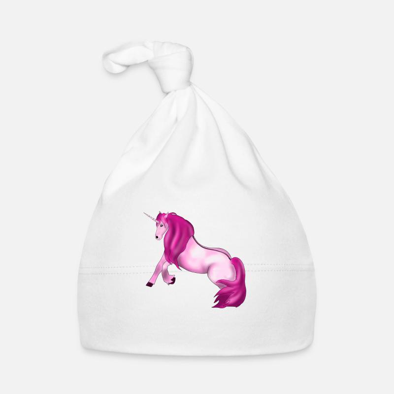 Unicorn Style: Rosa Økologisk babys lue