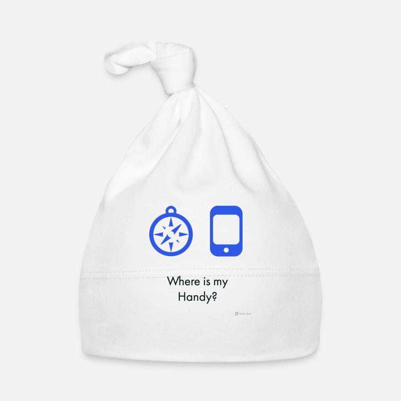 Where is my Handy? Baby Bio-Mütze