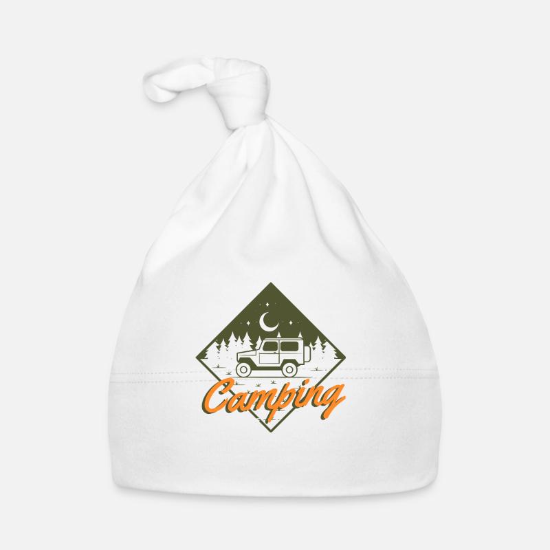 Camping Adventure 2021 - Bonnet bio Bébé - blanc