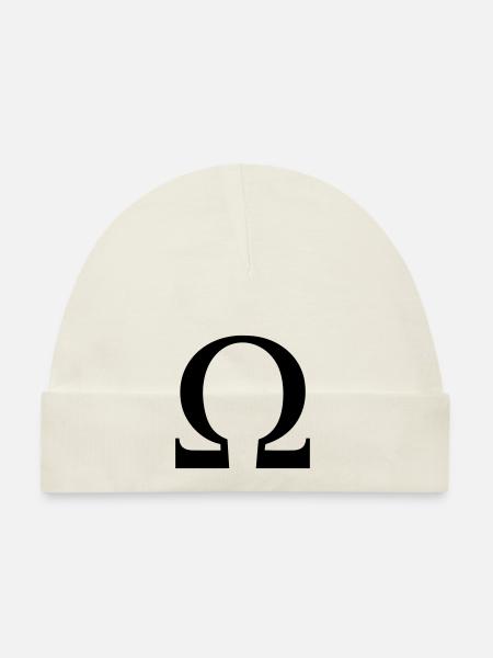 Omega - Bonnet bio Bébé - blanc - Devant