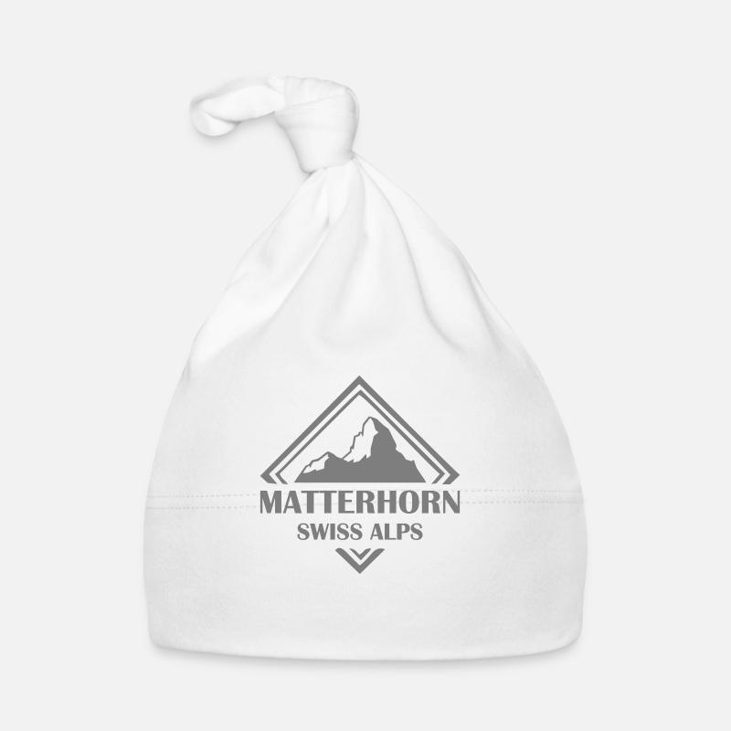 Matterhorn - Kanton Wallis T-Shirt oder Hoodie Baby Bio-Mütze