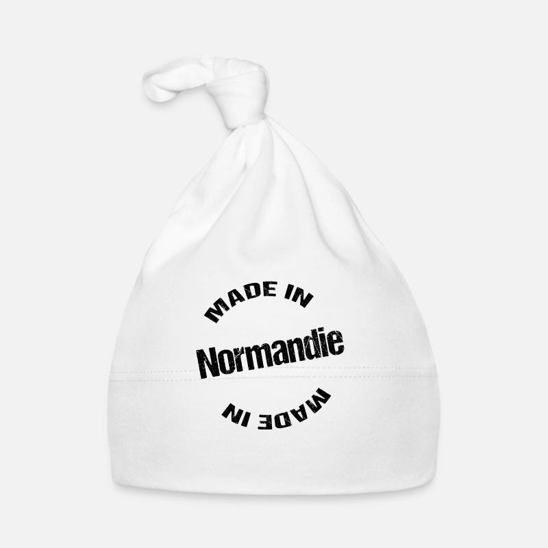 made in normandie - Bonnet bio Bébé - blanc