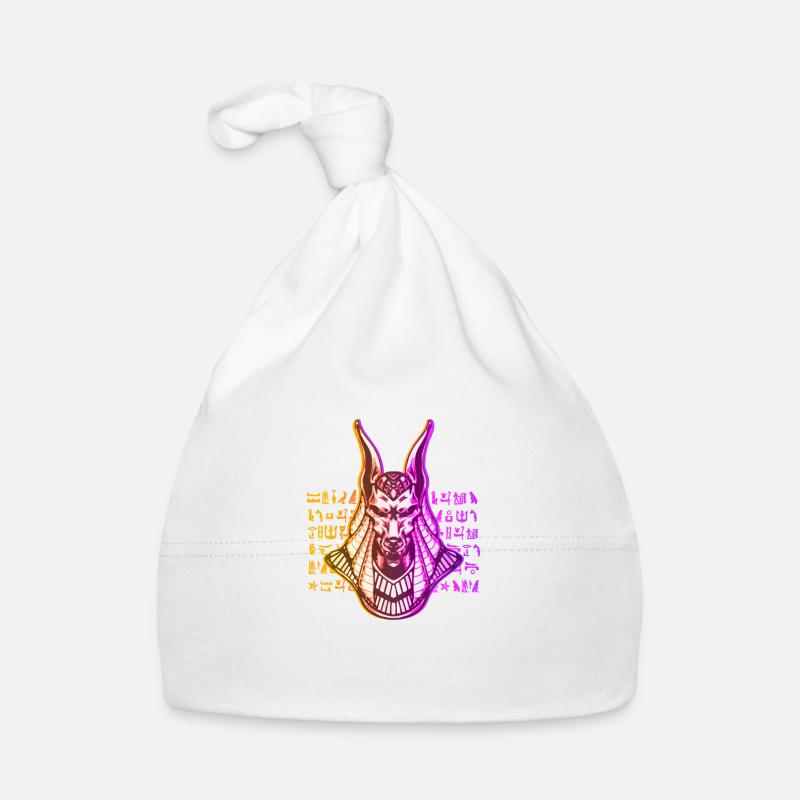 Anubis Dieu Egypte Bonnet bio Bébé
