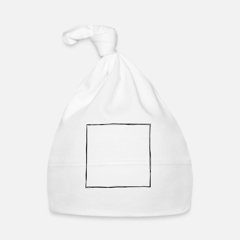 Libre Cadre carré dessiné (1c) Bonnet bio Bébé