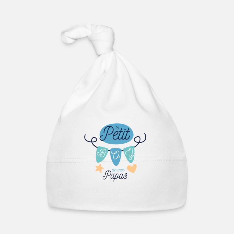 Le Petit Boy de Mes Papas Bonnet bio Bébé
