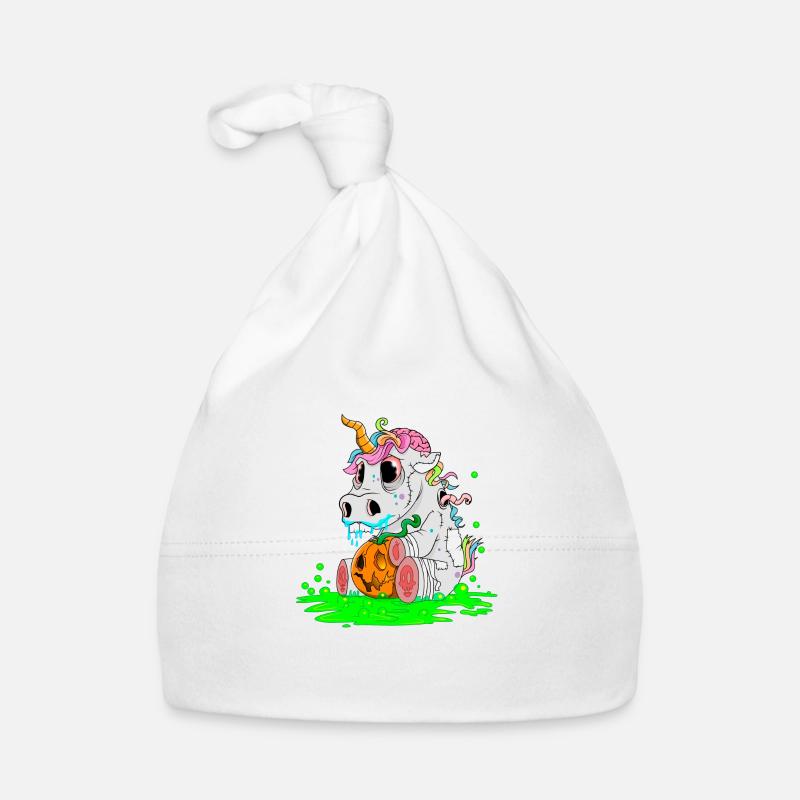 Licorne Halloween Zombiecorn Horror Gift Bonnet bio Bébé