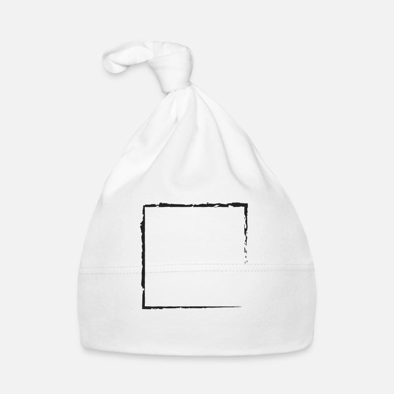 Symbol Quadrangle Grunge Organic Baby Cap