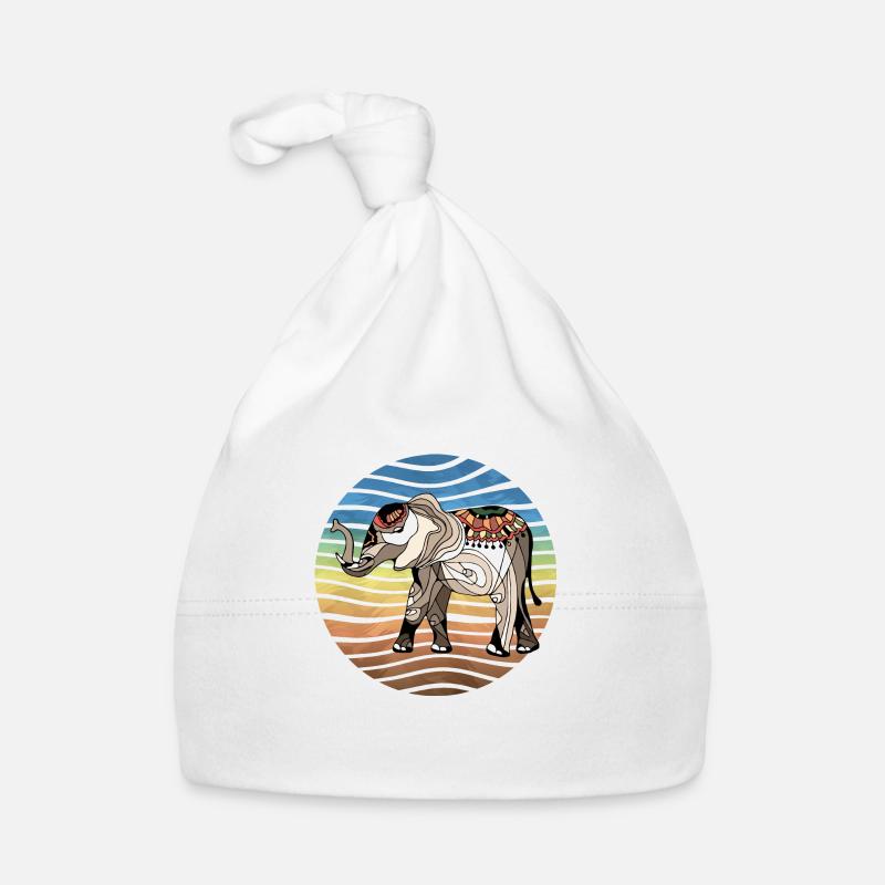 Éléphant Bonnet bio Bébé