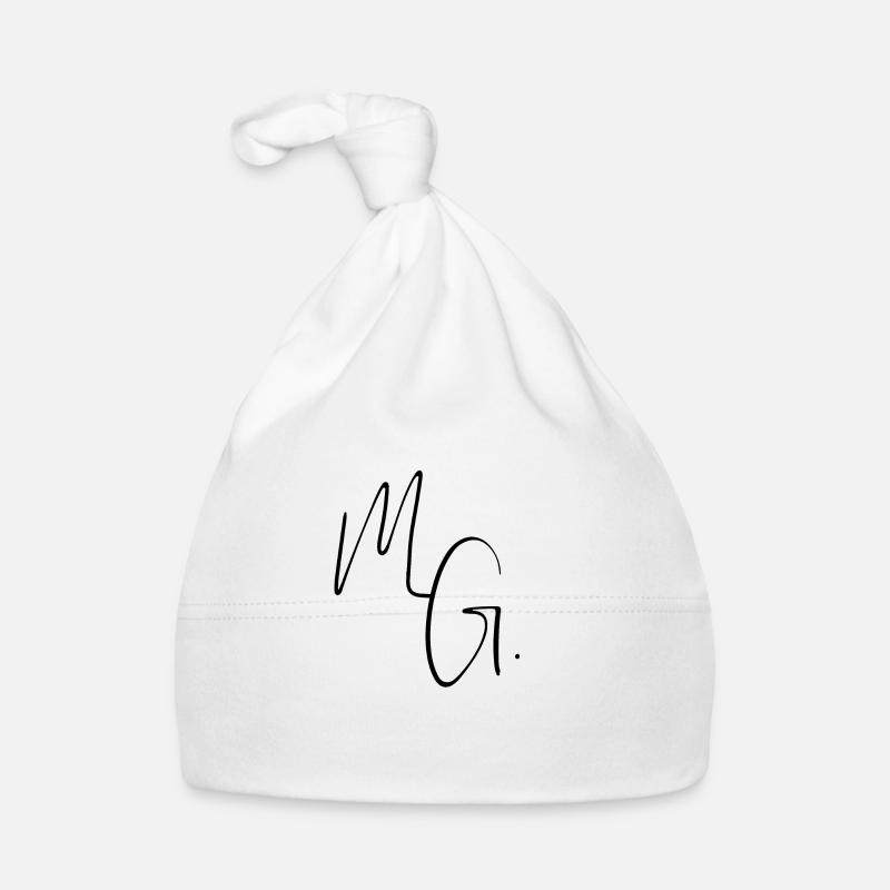 Initialen M.G Baby Bio-Mütze