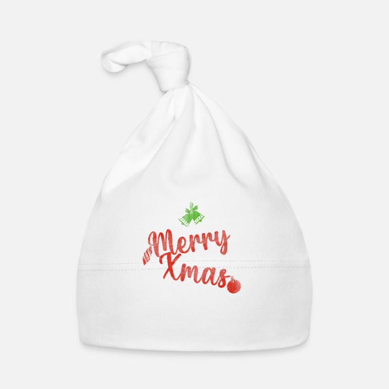 Merry Xmas pull de noel Bonnet bio Bébé