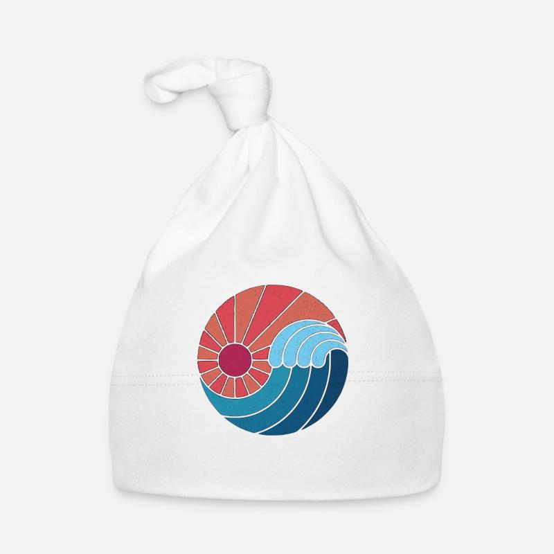 Wave Organic Baby Cap