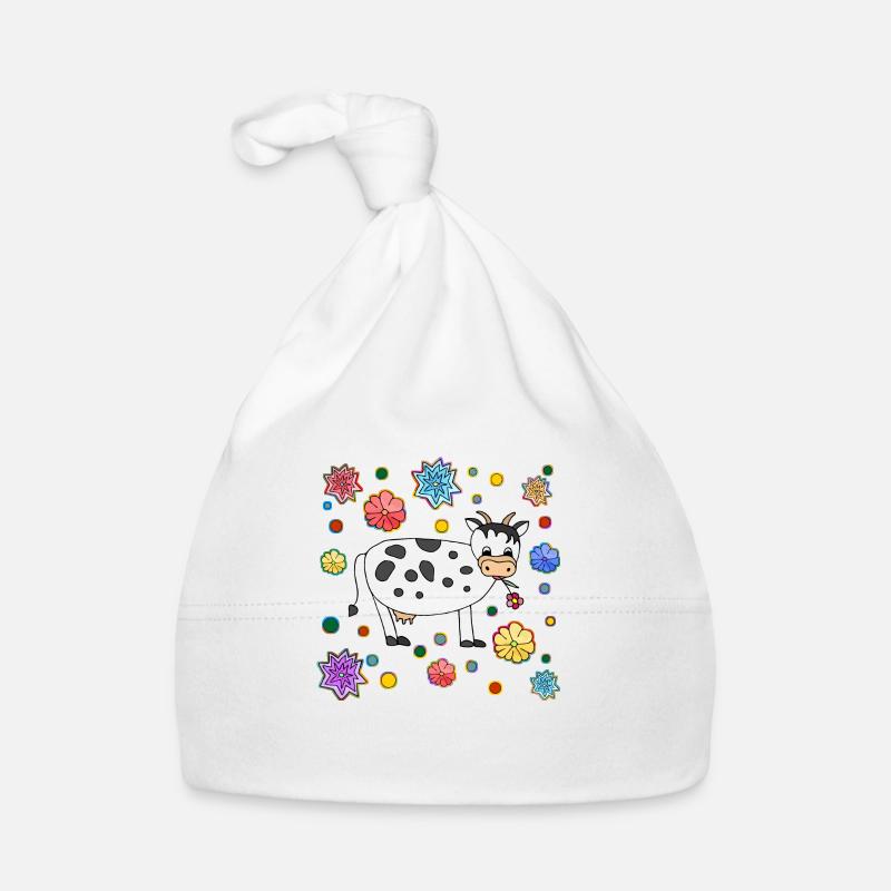 Kuh Baby Bio-Mütze