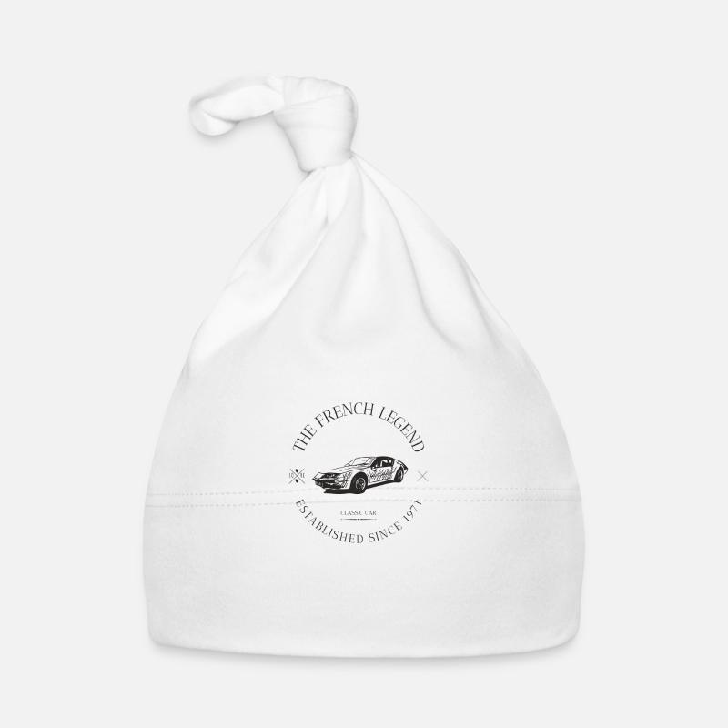 ALPINE A310 FRENCH CAR - Bonnet bio Bébé - blanc