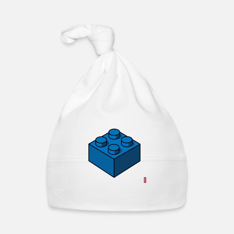 Bloc de construction Bleu Bonnet bio Bébé