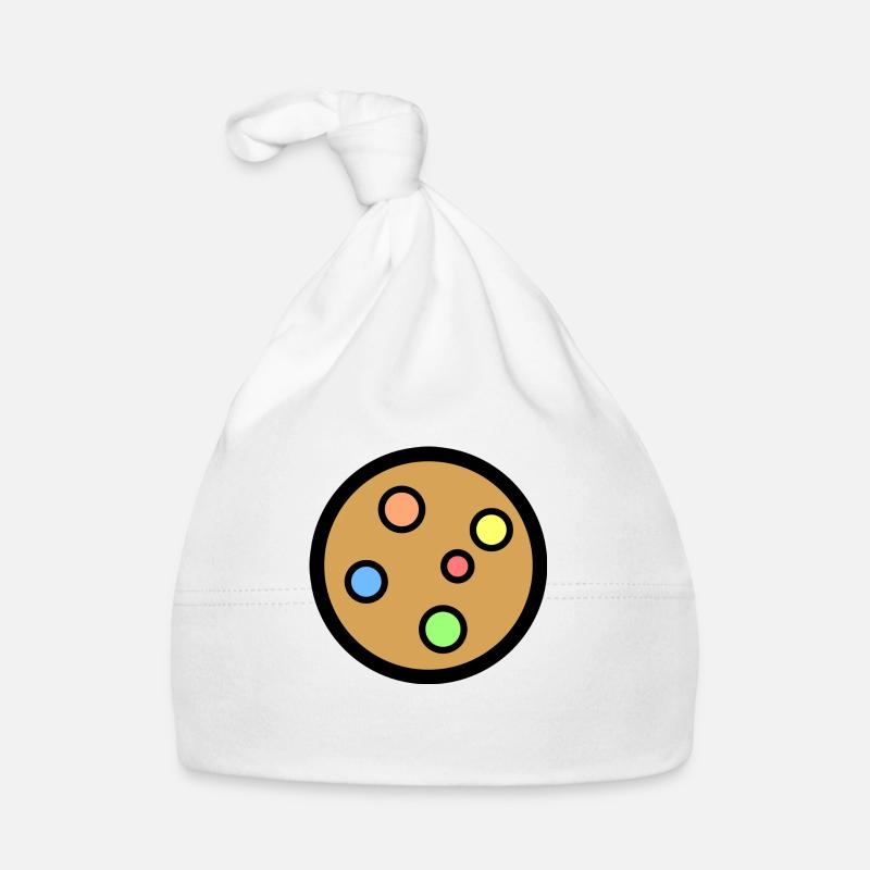 Biscuit - Organic Baby Cap - white