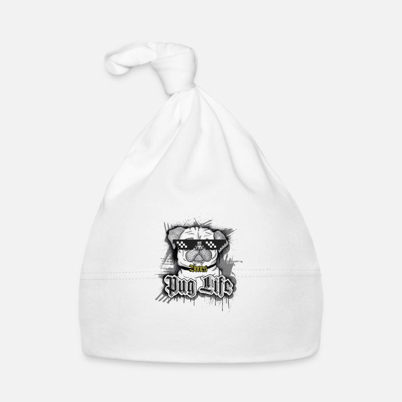 Pug Life Organic Baby Cap