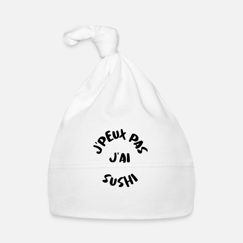 J'PEUX PAS J'AI SUSHI Bonnet bio Bébé