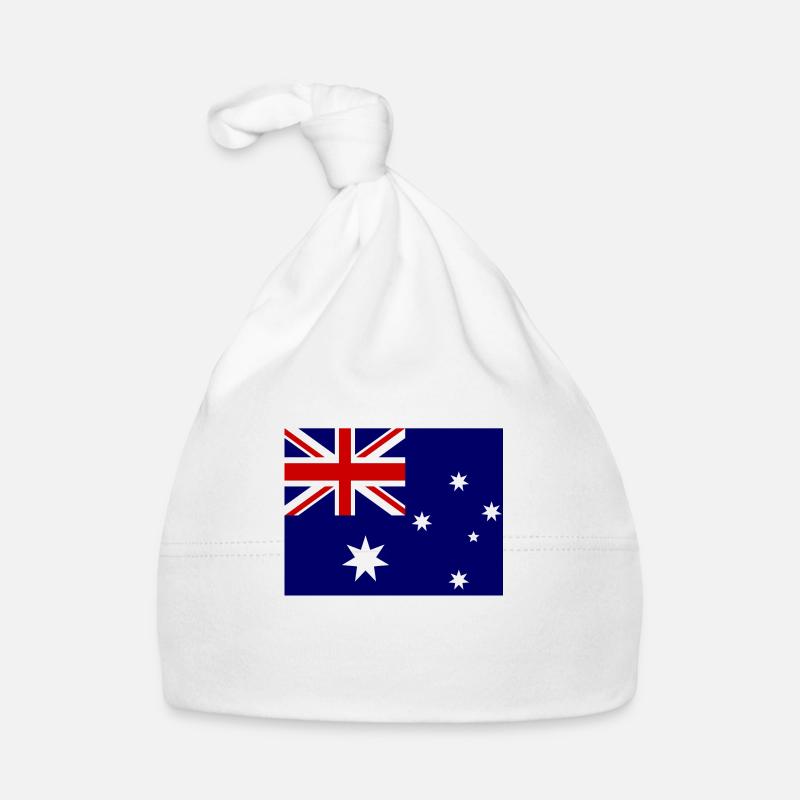 Australia Flag Organic Baby Cap