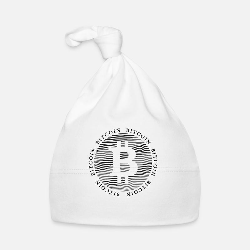 Bitcoin Logo - Crypto Fan - Cryptocurrency Bitcoin Bonnet bio Bébé
