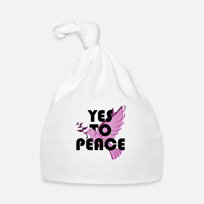 oui à la paix Bonnet bio Bébé