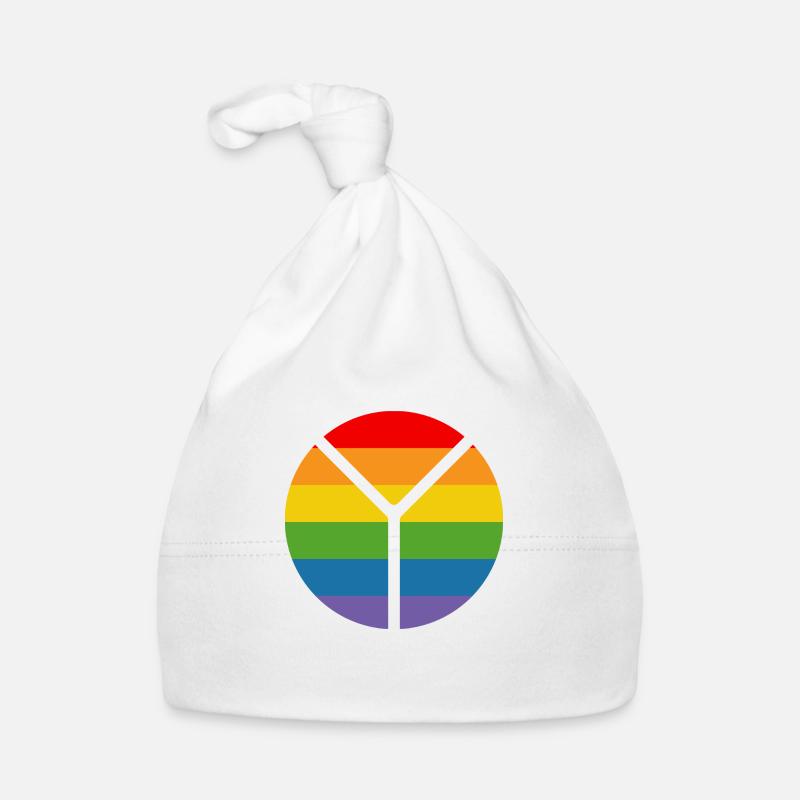 arc-en-ciel rond Bonnet bio Bébé