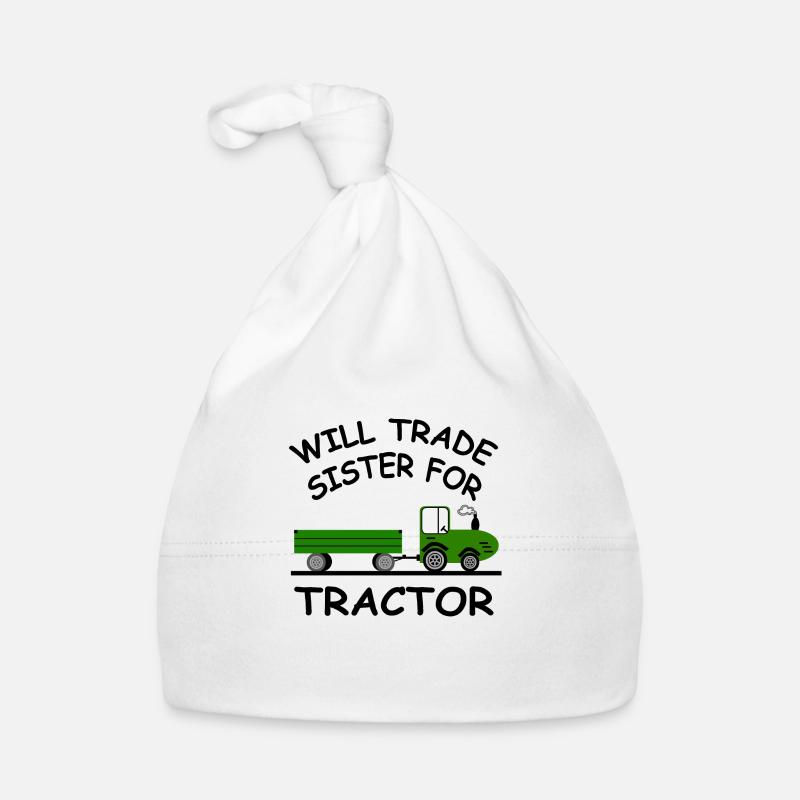 Traktor Baby Bio-Mütze