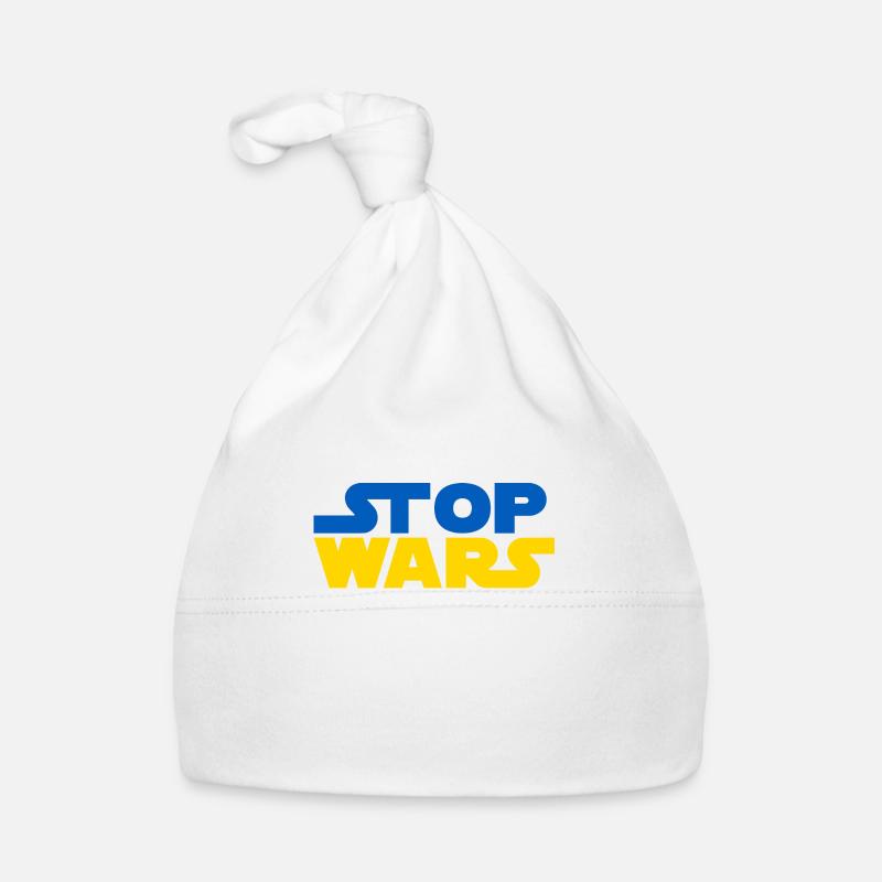 Star Stop Wars - I Stand with Ukraine Organic Baby Cap