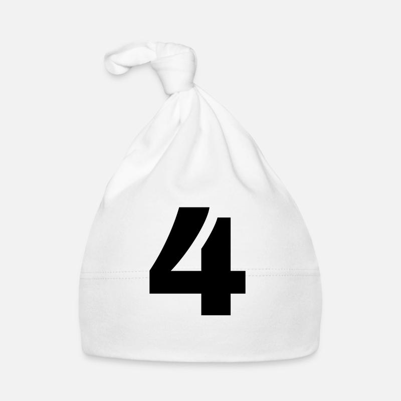 Le chiffre 4 Bonnet bio Bébé